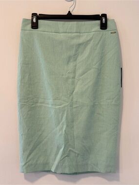 DKNY Rose Garden Green Skirt Size 2 NWT #Lux-X